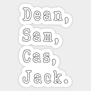 Team Free Will 2.0 Sticker